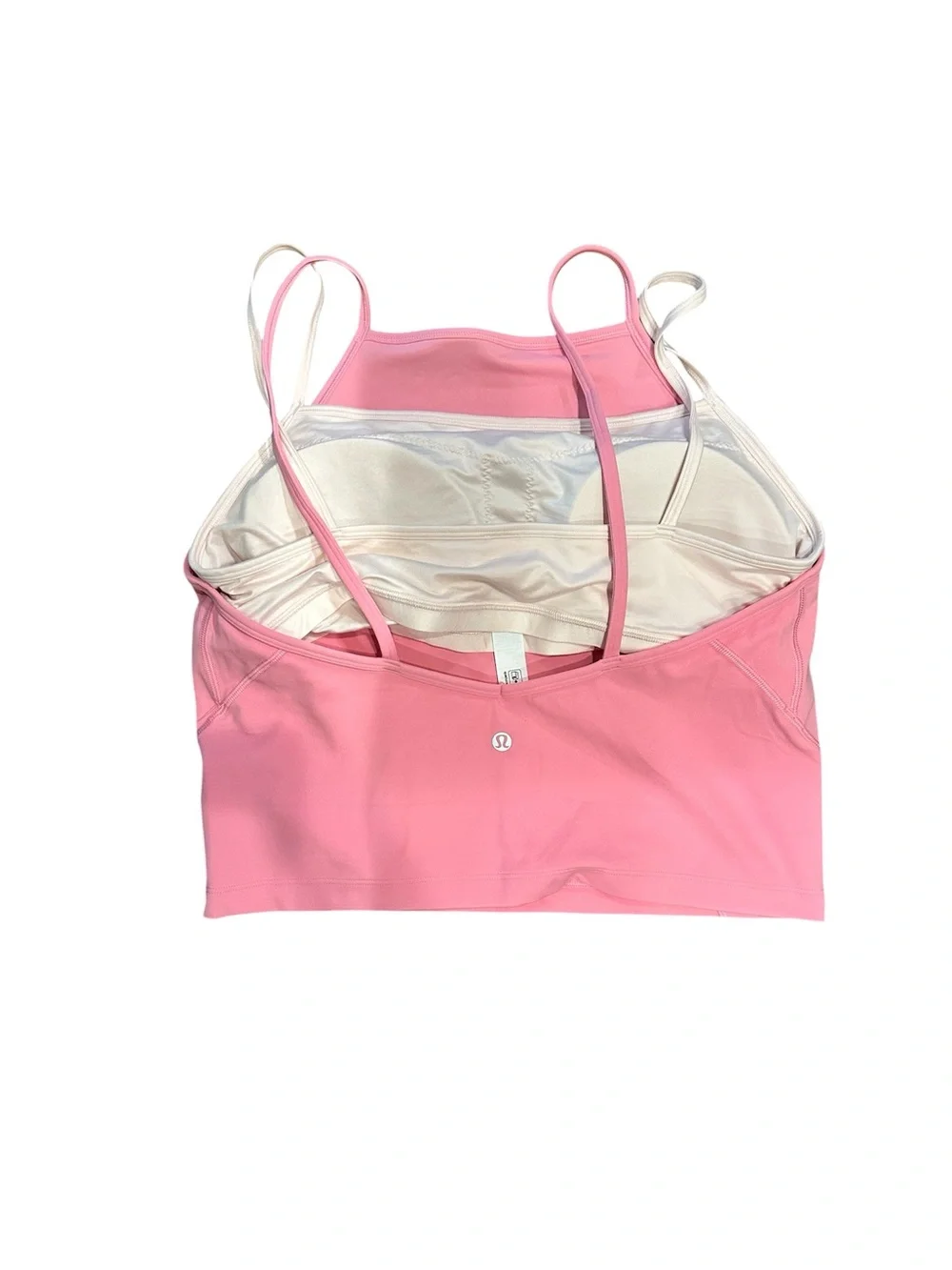 lululemon Align Layered High-Neck Tank💕Candy Cloud/Pink Pearl NWT Size 12